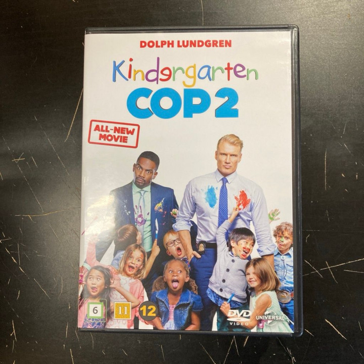 Kindergarten Cop 2 DVD (VG/M-) -komedia-